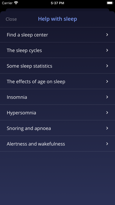 iSommeil - Sleep tracker Screenshot