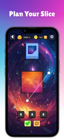Slice Orbit: Shape Puzzle Screenshot 2 of 4