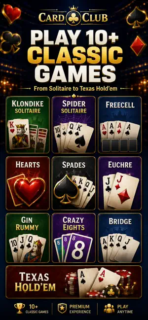 Card Club: Solitaire Poker screenshot 1