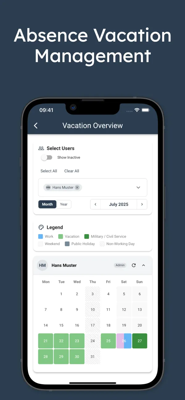 Screenshot #3 pour TimeStatement Mobile