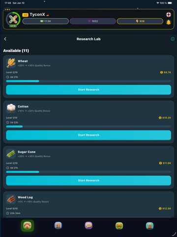 TycoonX: Business Tycoon Game iPad screenshot