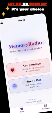MemoryRadio: Vent Diary Screenshot 2 of 4
