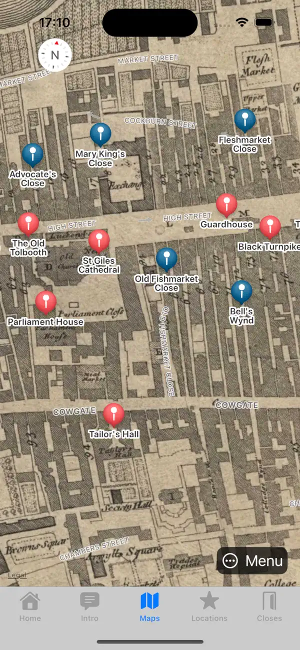 #2. Old Edinburgh (iOS) Ved: JOHN PAUL REID