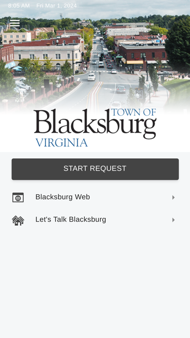 Screenshot #1 pour Blacksburg At Your Request