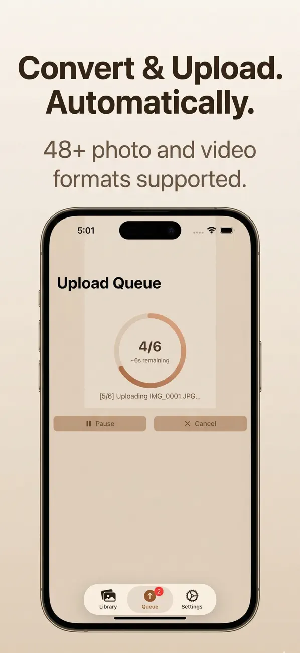 Screenshot #2 pour PhotoPusher for Google Photos