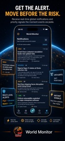 World Monitor: Risk Intel Map screenshot