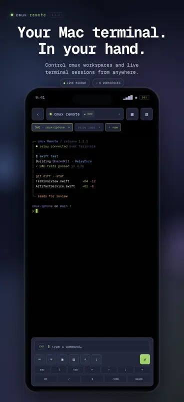 Cmux Remote screenshot 3 of 5