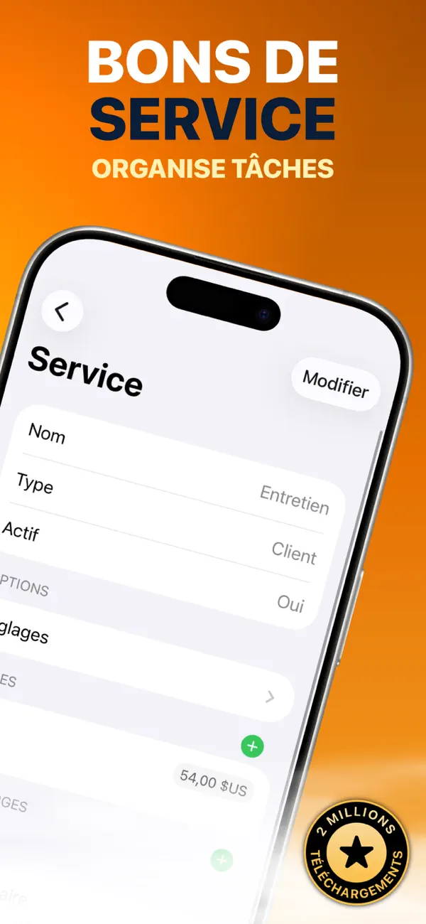 Screenshot #3 pour Ordres de Travail Pro