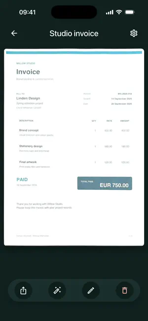 Docryva: PDF Document Scanner screenshot 2