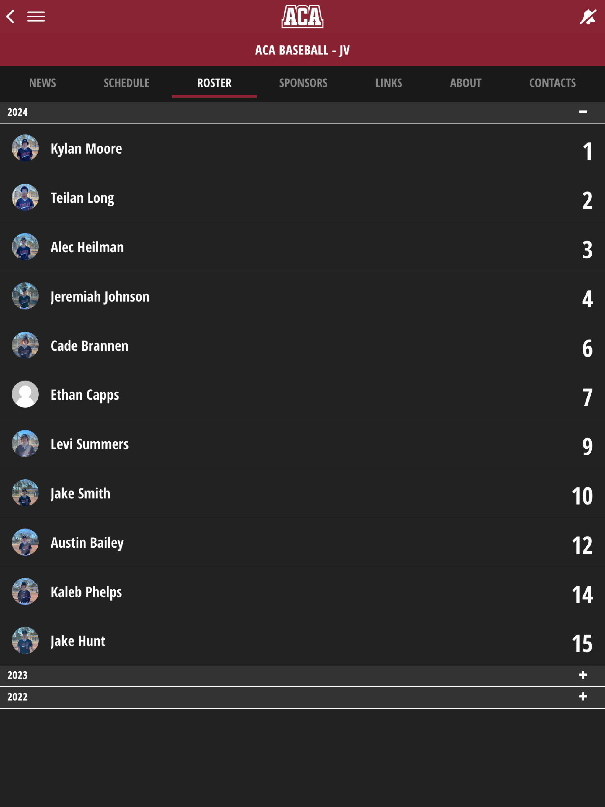 ACA Athletics screenshot 13