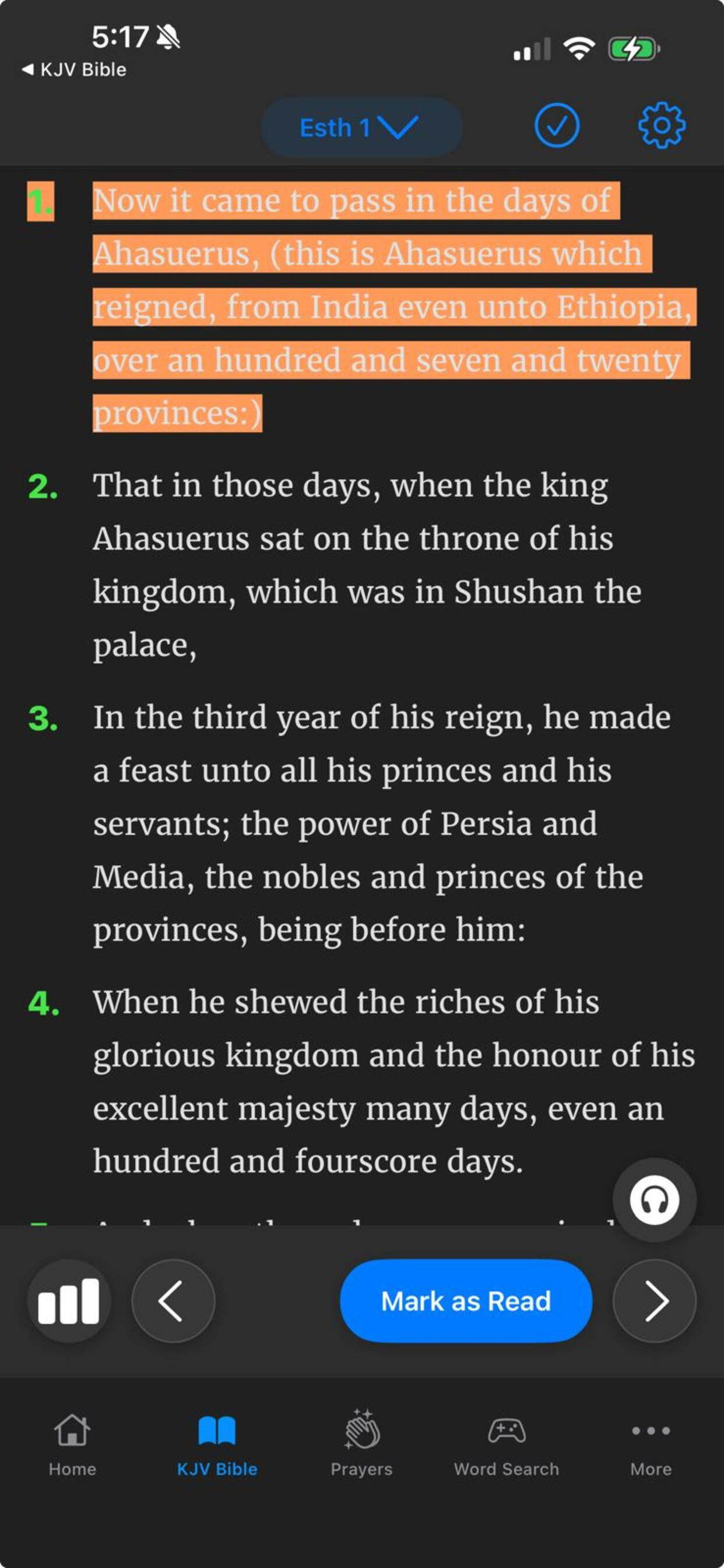 Audio King James Bible screenshot 5