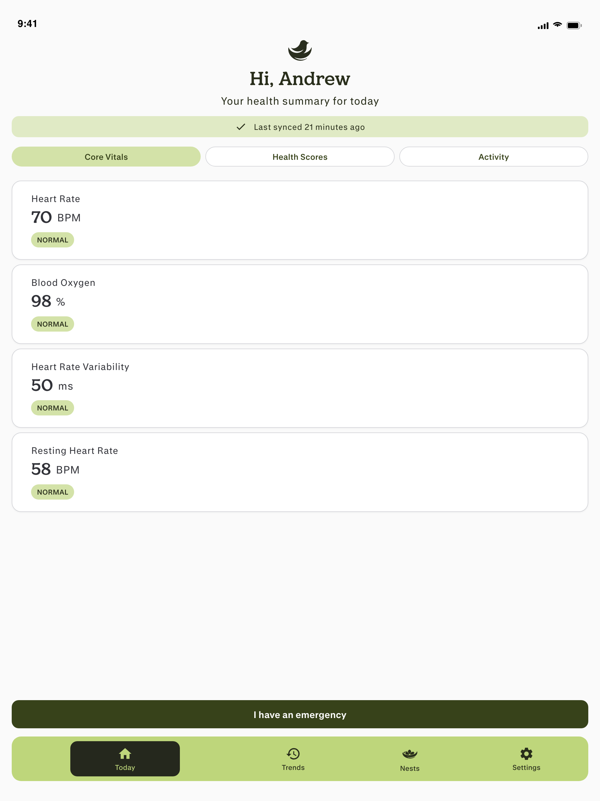 Wellnest: Health Monitoring screenshot 5