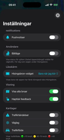 Brotider: broöppningstider iPhone screenshot 3