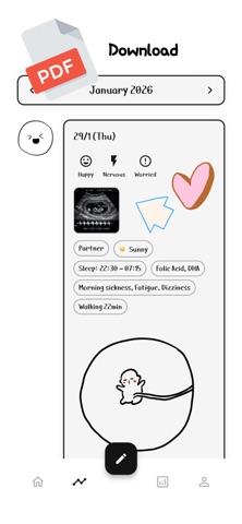 Mongle: Pregnancy Tracker screenshot