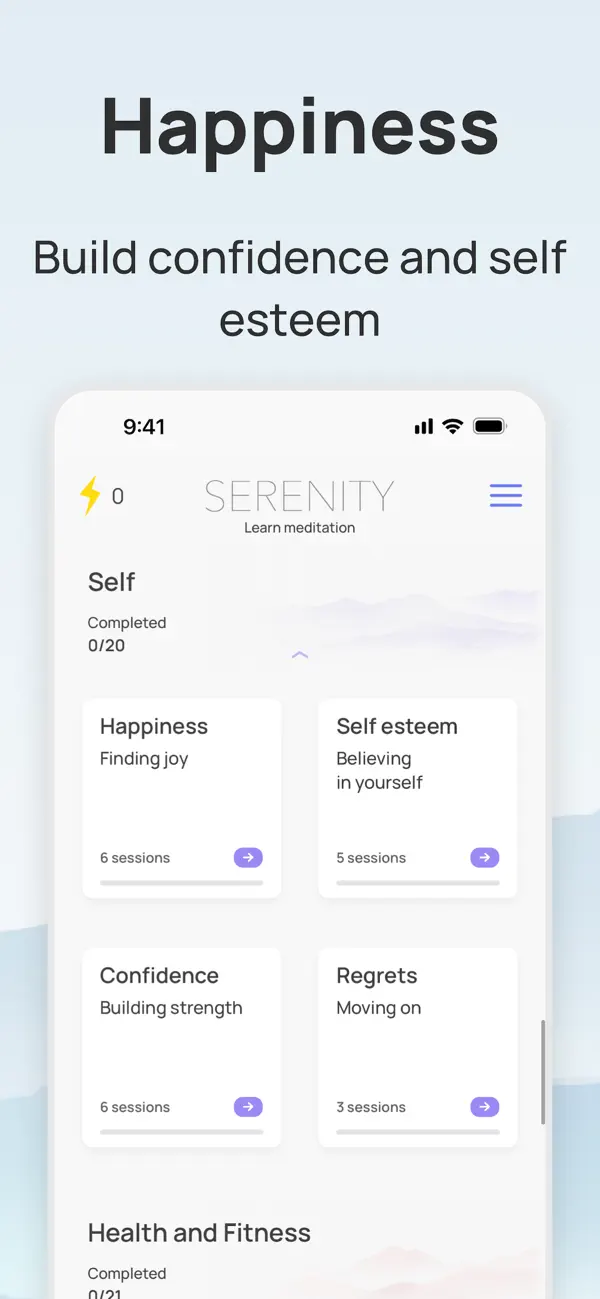 Serenity app screenshot 5