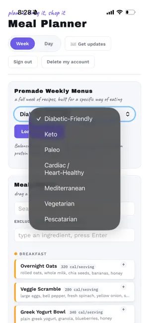 Done For You Meal Planner screenshot 3