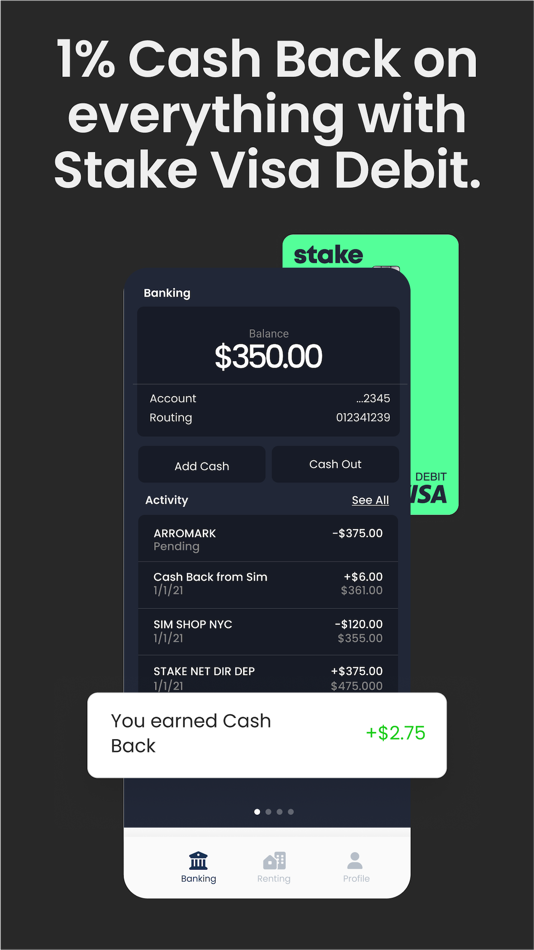 #3. Stake: Rent with a Return (iOS) 由: Stake Network, Inc