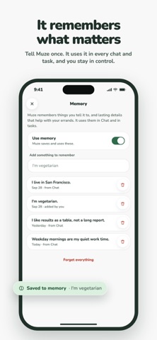 Muze: Personal AI Agent screenshot 6