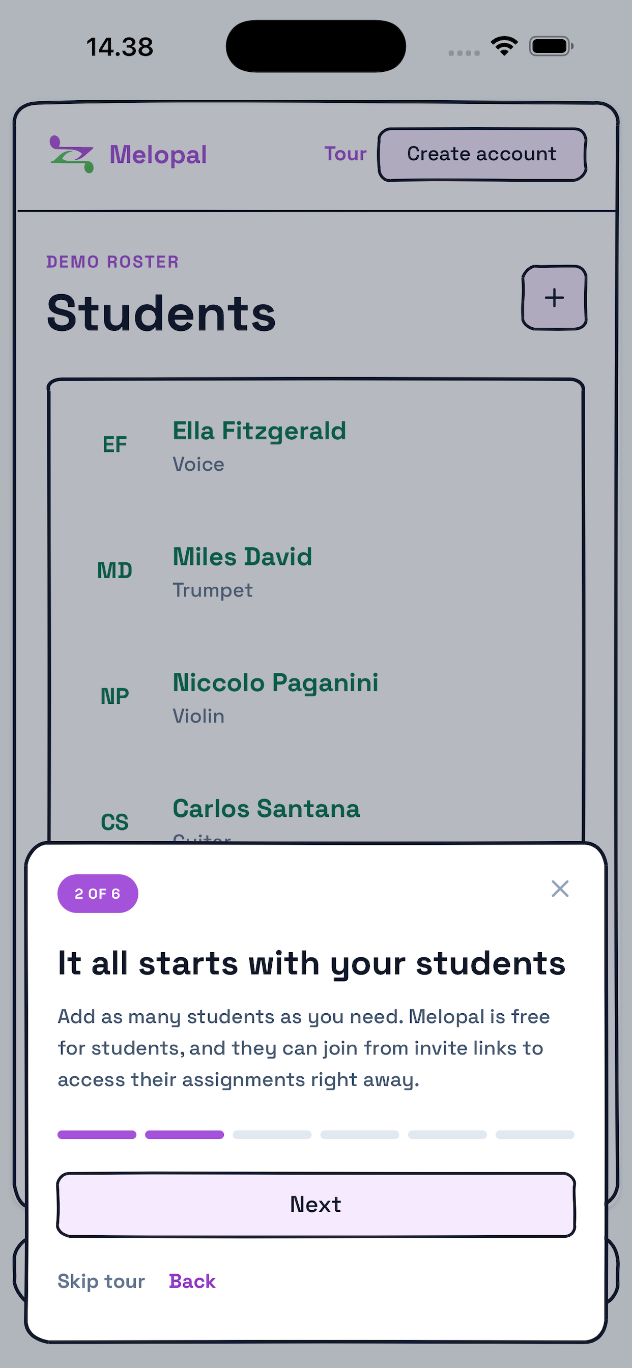 Melopal Teach screenshot 5