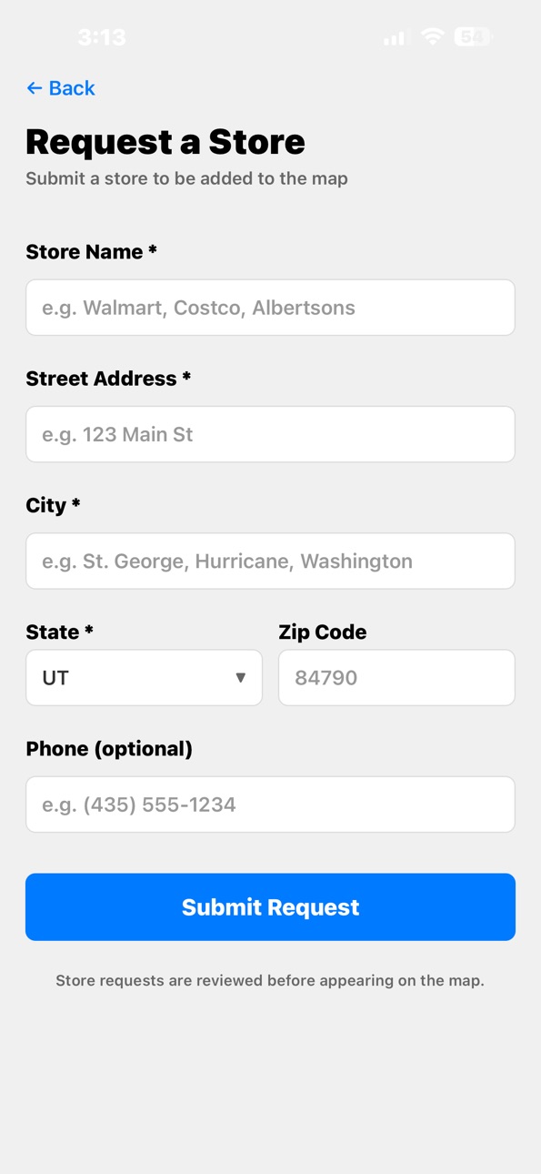 iPhone screenshot