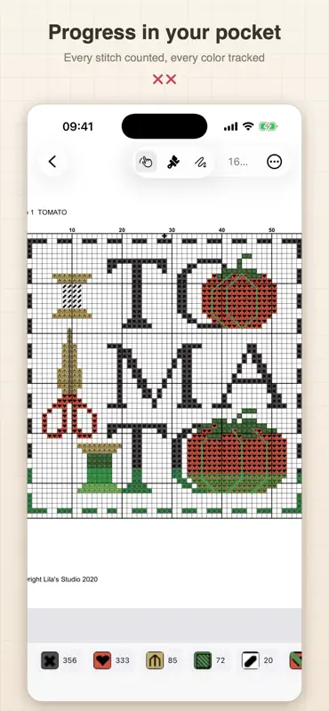 StitchGrid: Cross Stitch Chart screenshot 4 of 6