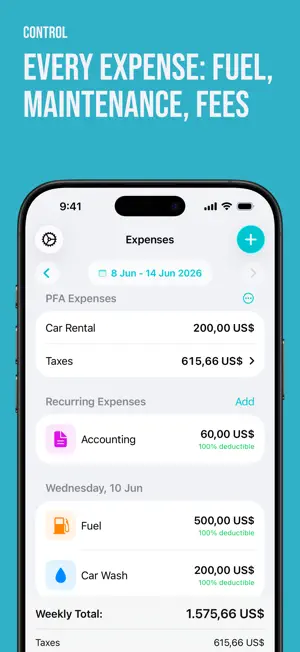 iDrive: Rideshare Finance screenshot 4