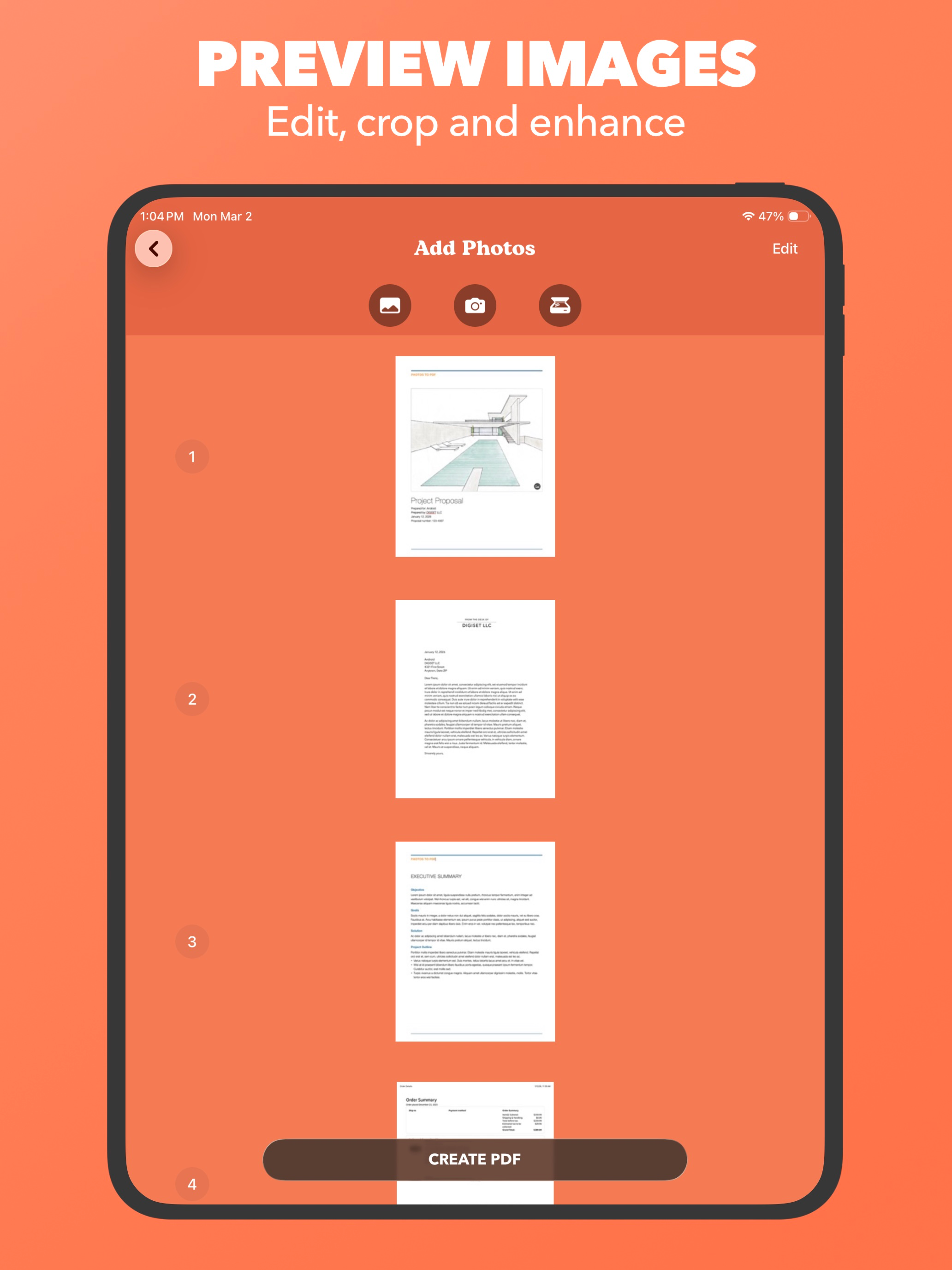 Photos PDF : Scanner Converter screenshot 8