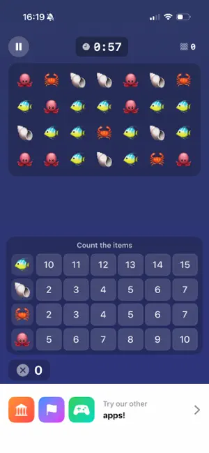 Counting Items: Brain Training screenshot 2
