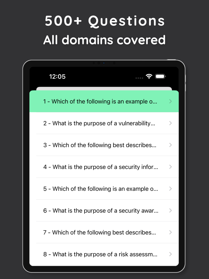 Security Practice Questions
