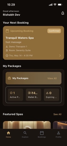 BookMySpa screenshot