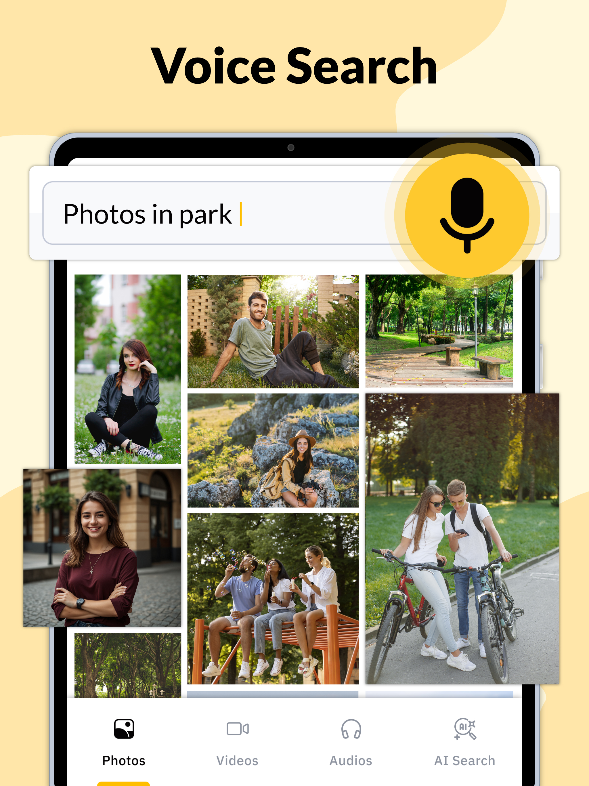 Voice Gallery Manager with Ai