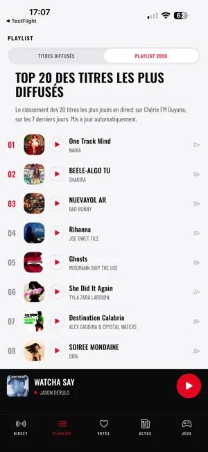 Chérie FM Guyane screenshot 3