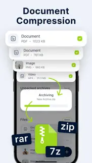extractor de archivos rar, zip iphone capturas de pantalla 2