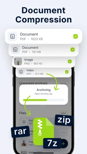 RAR ZIP 7z File Extractor screenshot 2