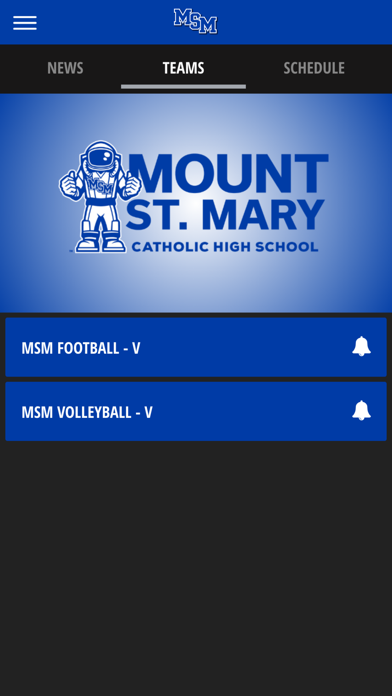 Mount St. Mary Rockets iPhone screenshot 3 - Sports app