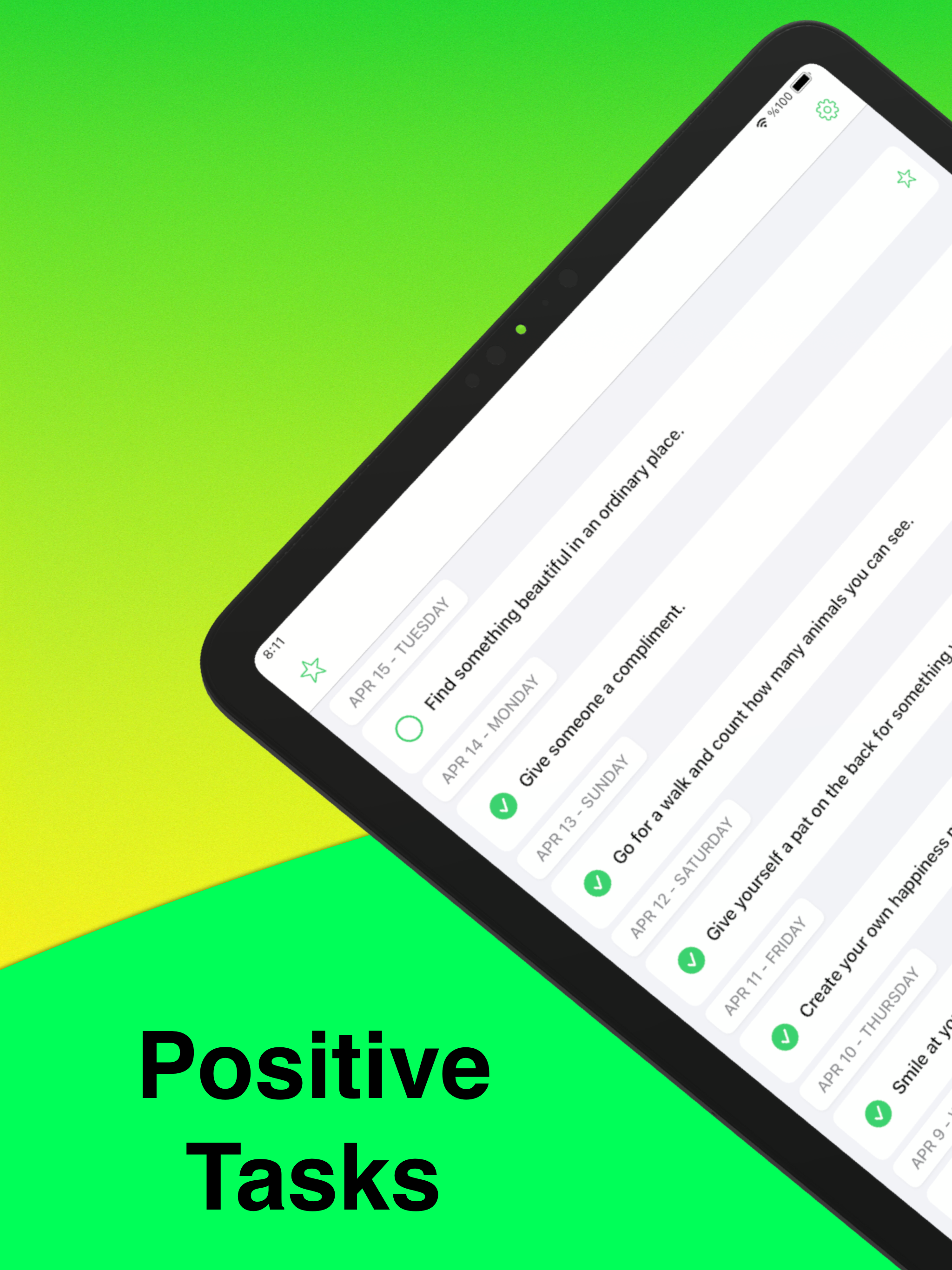 Happy App - Positive Tasks screenshot 5