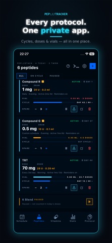 Protokit: Peptide Tracker Screenshot 1 of 8