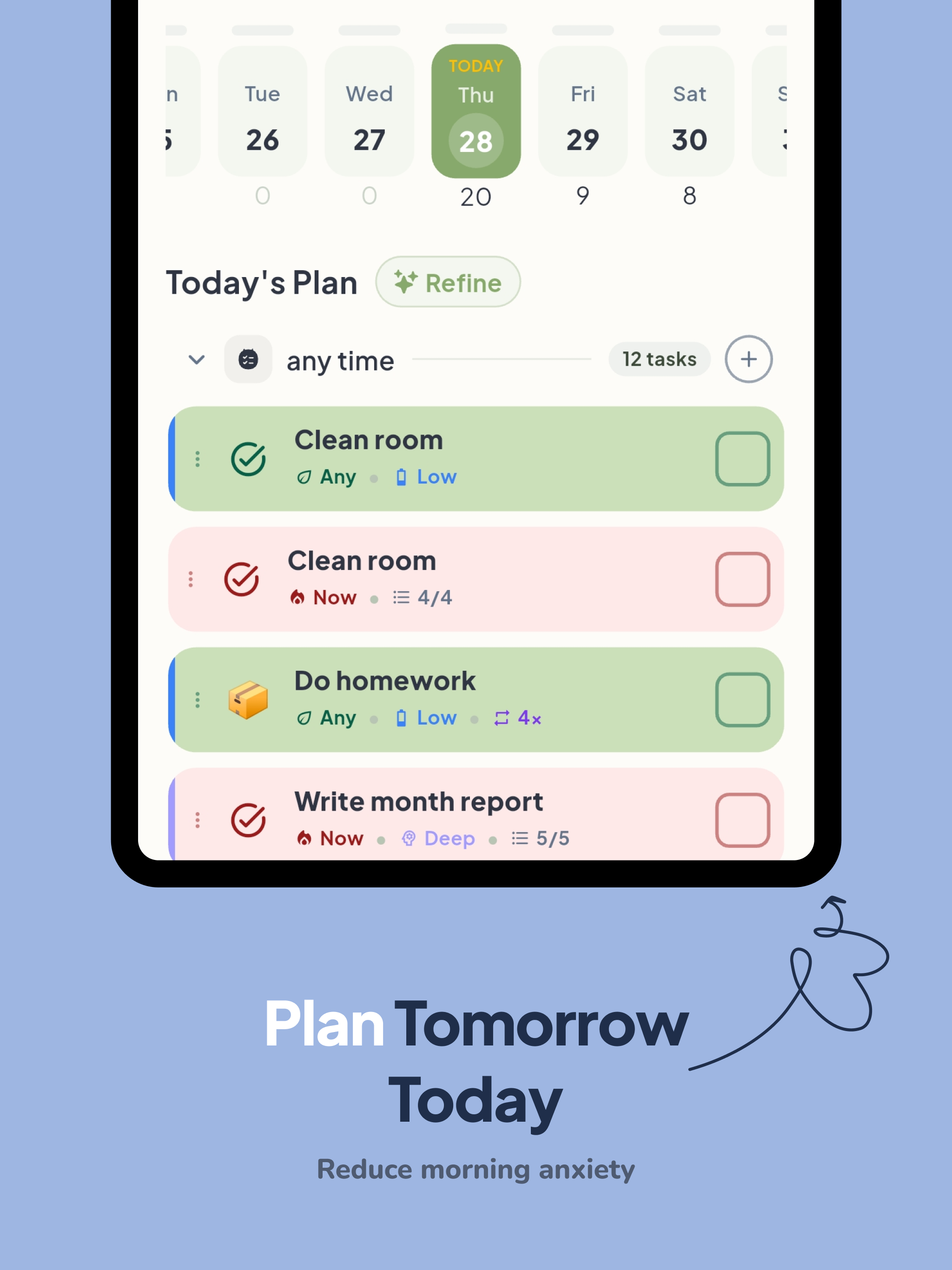 ZoBud: Daily Energy Planner