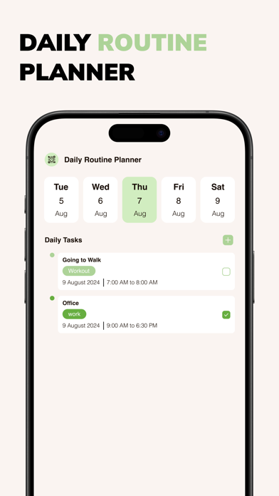 Daily Routine Planner Screenshot