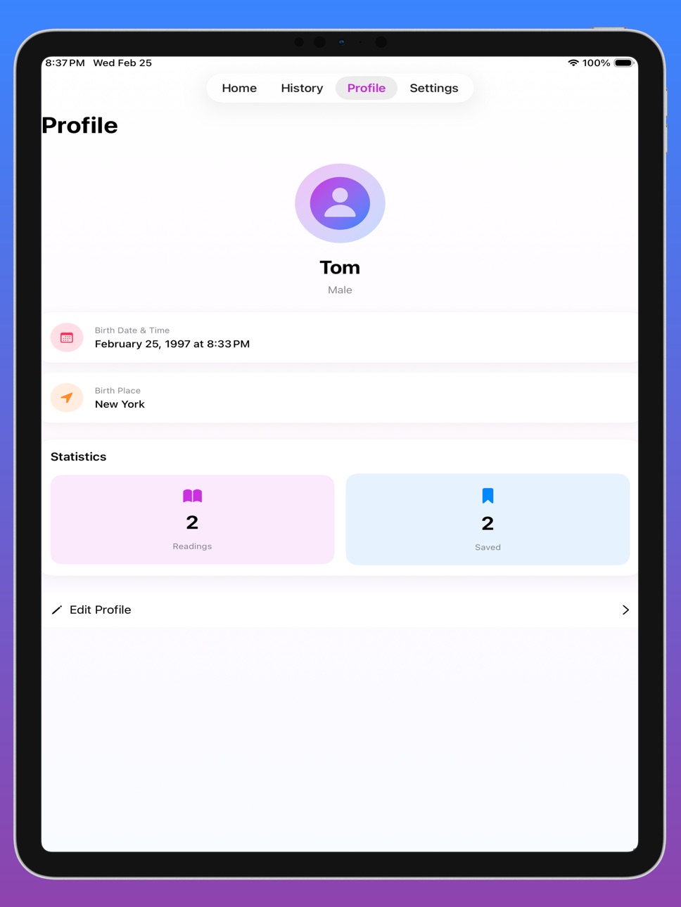 iPad screenshot
