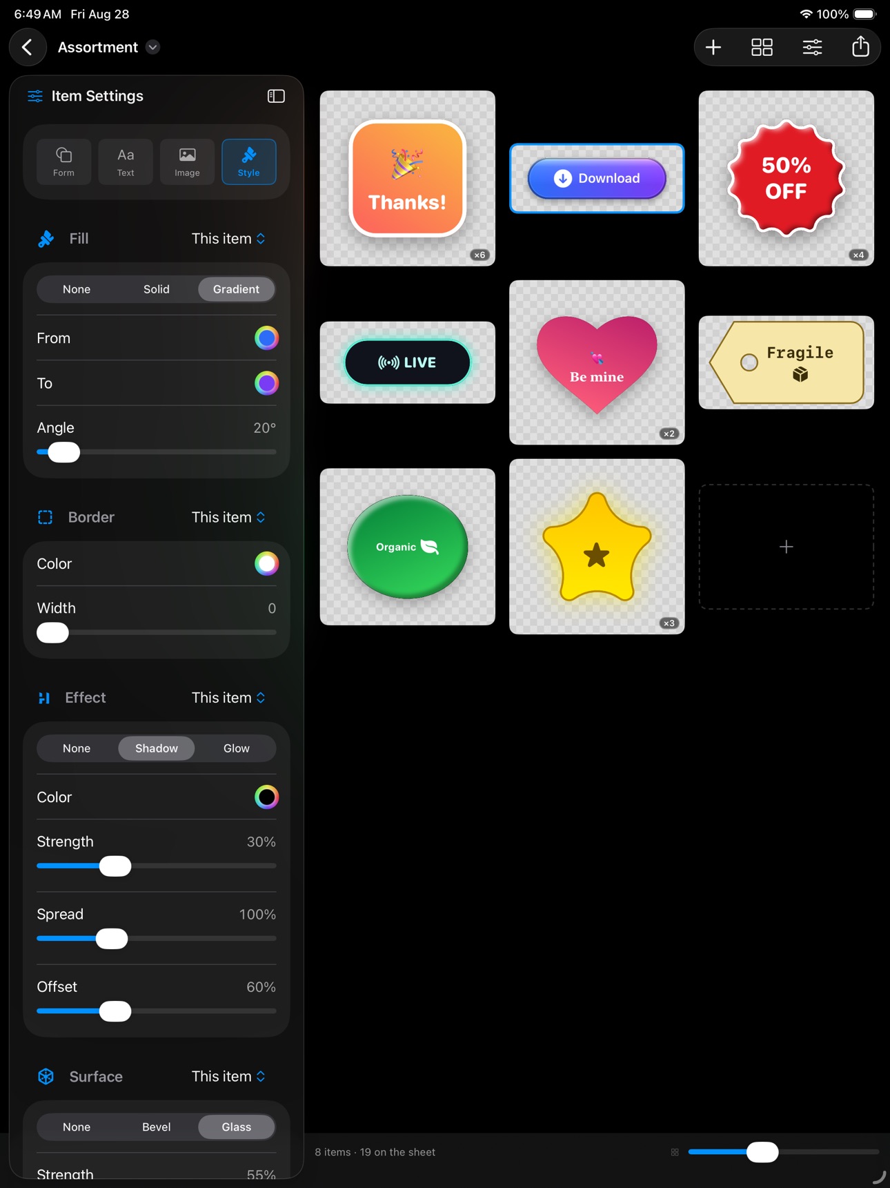 Screenshot 7 of FunFactory — Stickers/Buttons