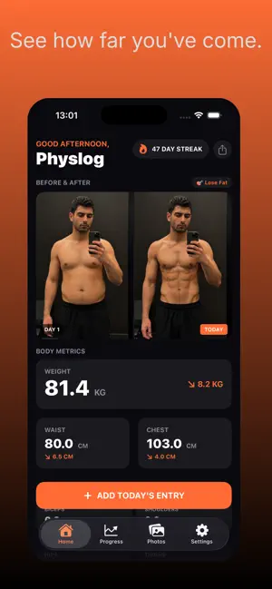 Physlog: Body Transformation screenshot 1