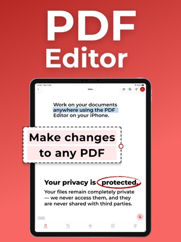 PDF Editor: Fill Edit,Sign PDF iPad screenshot