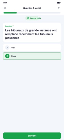 Concours Greffier IOBSP Civile iPhone screenshot