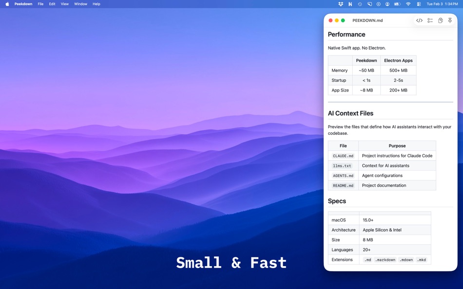 #5. Peekdown (macOS) De: Tim Gavin