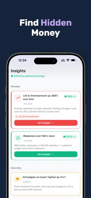 Finly: Budget Expense Tracker screenshot 4