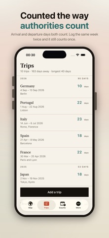 Globelog: Travel Tracker Screenshot 4 of 6
