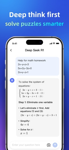 DeepSearch AI - Ask Anything iPhone screenshot