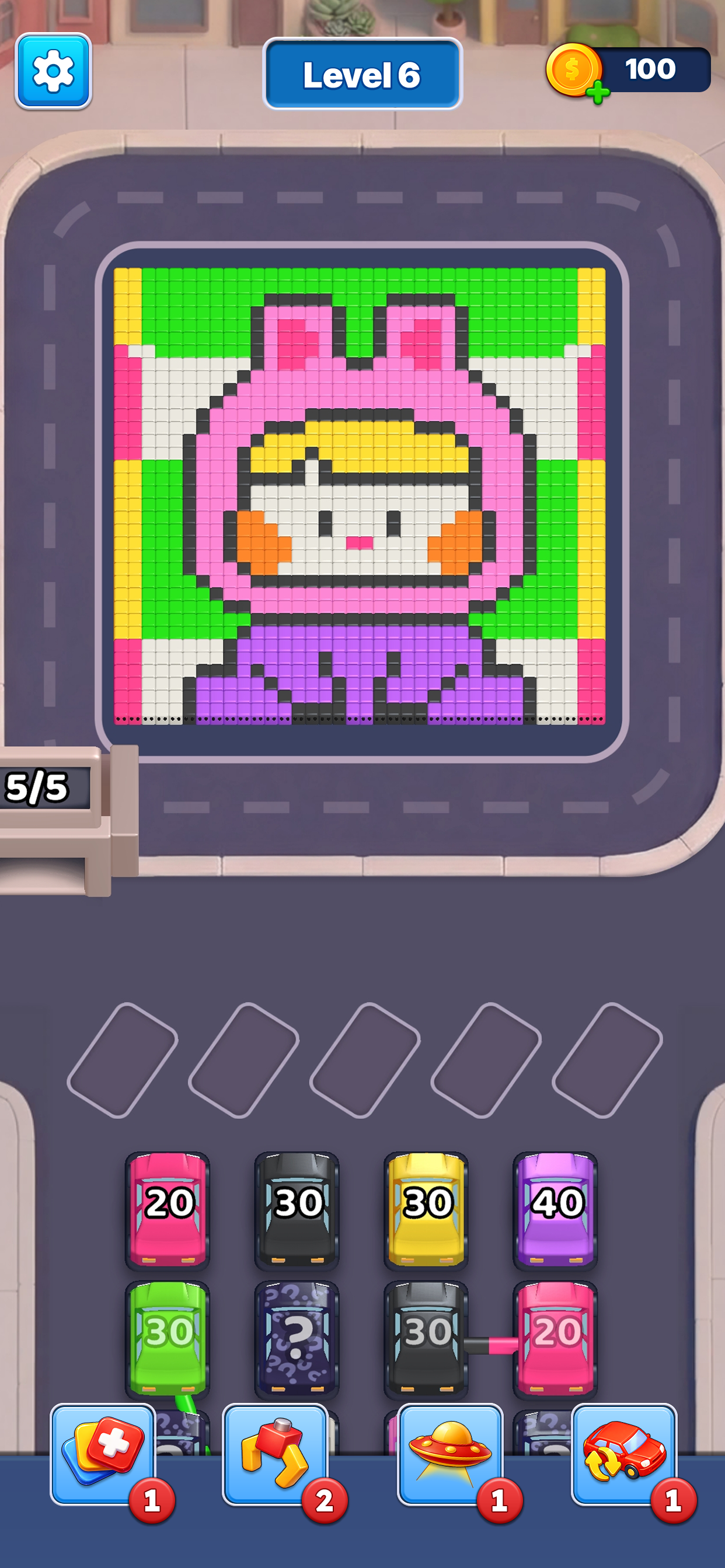 Traffic Pixel Art: Color Logic screenshot 3