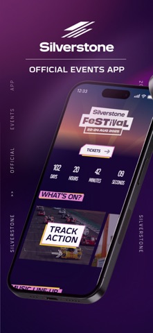 Silverstone Events iPhone screenshot 1